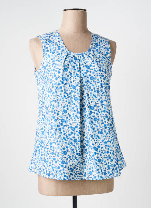Top fără mâneci fără mâneci albastru GEVANA femme