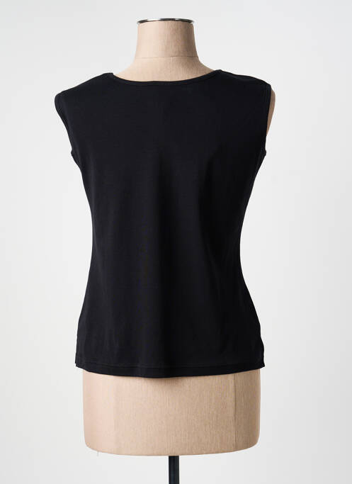Maiou elasticitate fără mâneci negru GEVANA femme