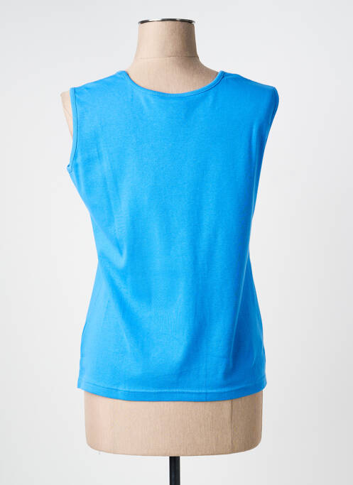 Maiou elasticitate fără mâneci albastru GEVANA femme