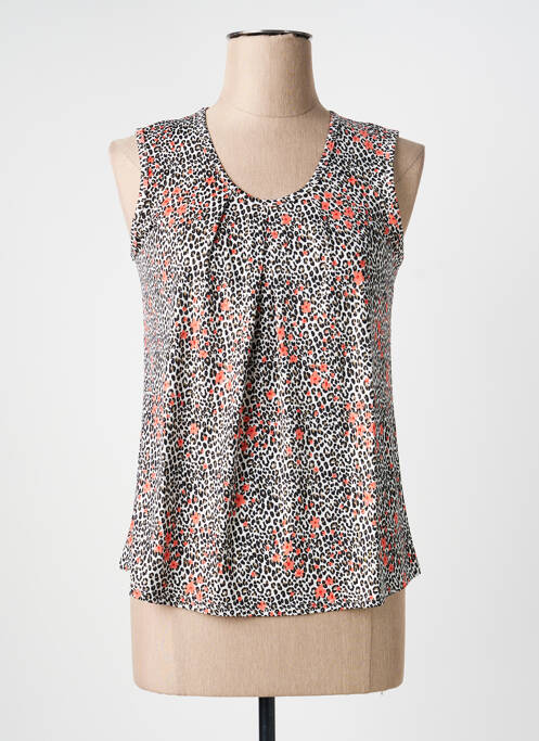 Top elasticitate fără mâneci negru GEVANA femme