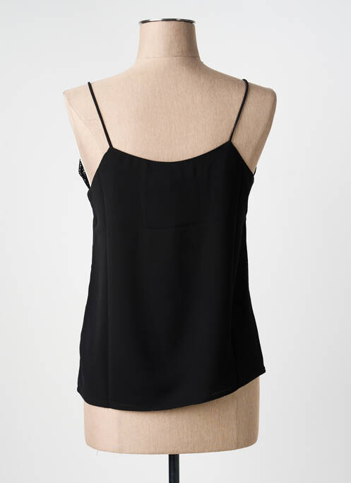 Top mâneci cu bretele ajustabile bretele subțiri negru Y'COO femme