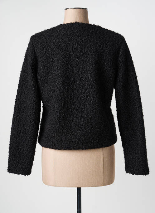 Jachete casual guler rotund negru GEVANA femme