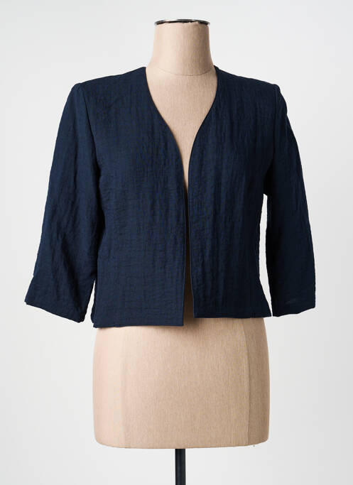 Bolero țesătură crep albastru GEVANA femme