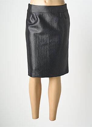 Fustă midi mărime normală negru GEVANA femme