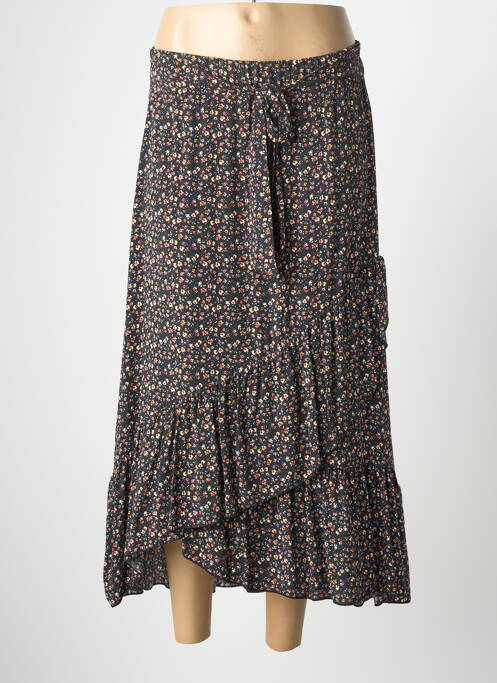 Fustă lungă croială fluidă negru QUATTRO femme