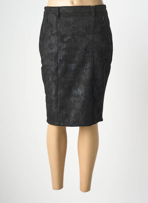 Fustă midi mărime normală negru GEVANA femme