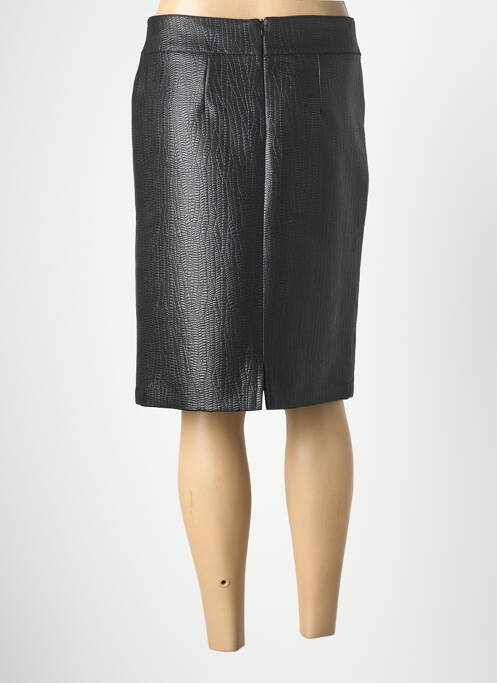 Fustă midi mărime normală negru GEVANA femme