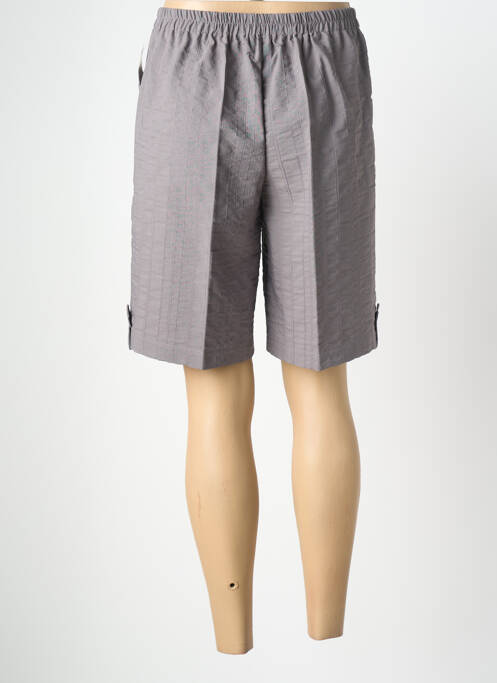 Bermudă talie elastică mărime normală gri GEVANA femme