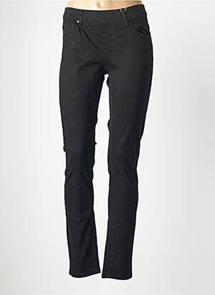 Pantalon slim talie elastică negru GEVANA femeie