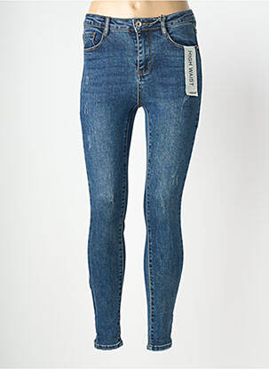 Blugi skinny buzunare albastru LAULIA femeie