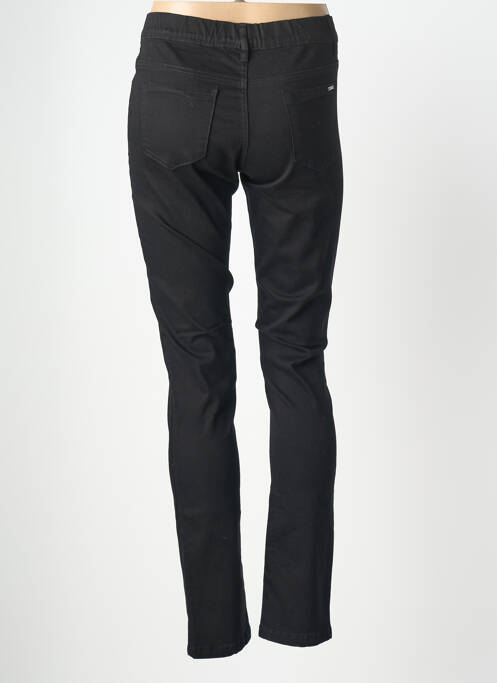 Pantalon slim talie elastică negru GEVANA femme