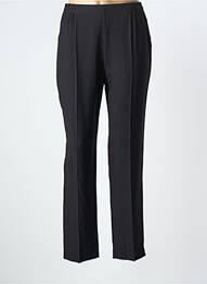 Pantalon drept țesătură crep mărime normală negru GEVANA femme