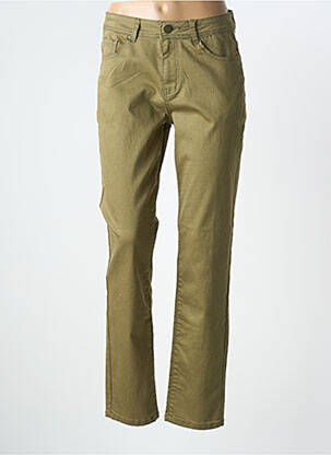 Blugi cu croială slim elasticitate mărime normală verde GEVANA femme