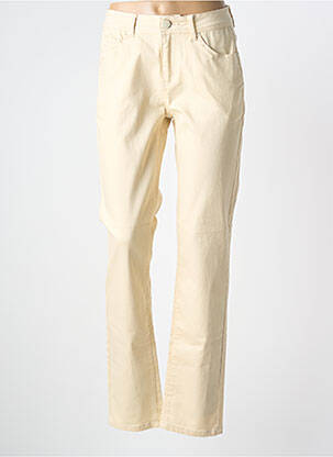 Blugi cu croială slim elasticitate mărime normală bej GEVANA femme