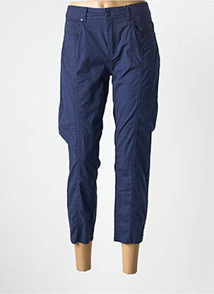 Pantalon 7/8 talie elastică mărime normală albastru GEVANA femme