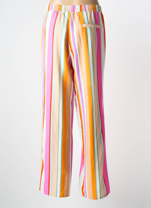 Pantalon larg țesătură crep mărime normală portocaliu ESQUALO femme