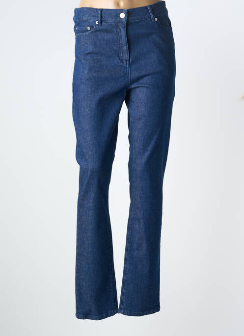 Blugi cu croială slim țesătură brută mărime normală albastru GEVANA femme