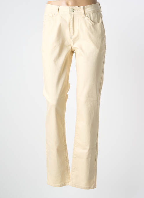 Blugi cu croială slim elasticitate mărime normală bej GEVANA femme