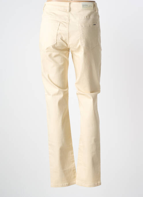 Blugi cu croială slim elasticitate mărime normală bej GEVANA femme