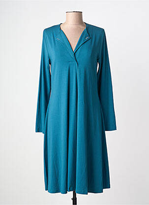 Rochie midi mâneci lungi mâneci lungi albastru MALOKA femeie