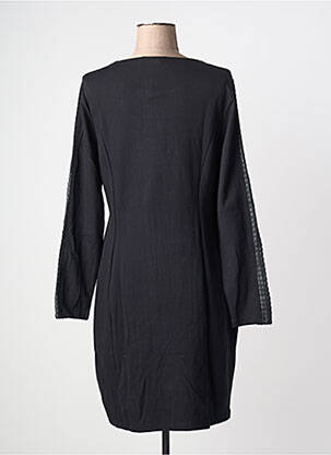 Rochie midi mâneci lungi mâneci lungi negru MALOKA femeie