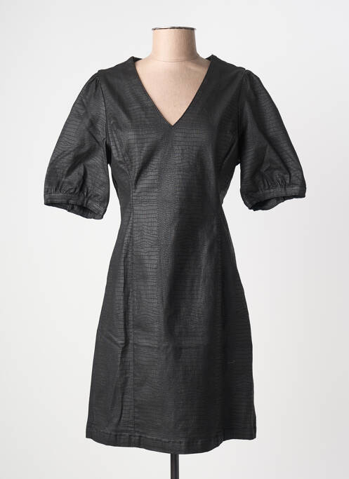 Rochie midi mâneci scurte mâneci scurte negru CREAM femme