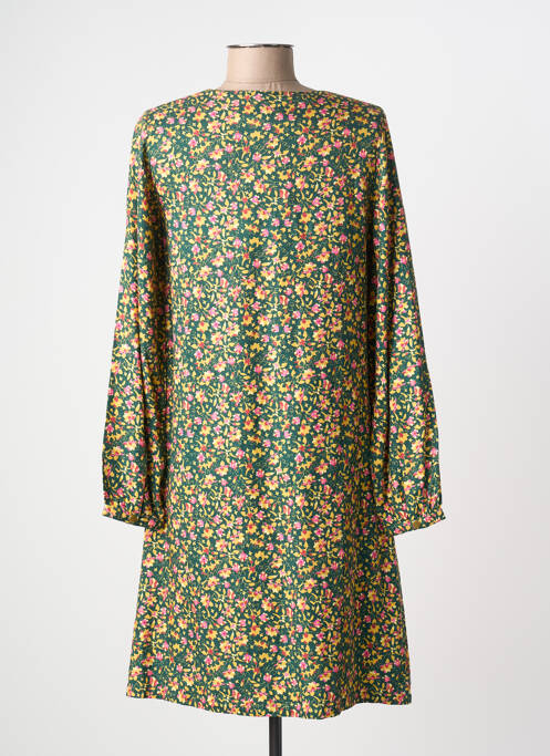 Rochie midi imprimeu floral mâneci lungi verde LA FIANCÉE femme