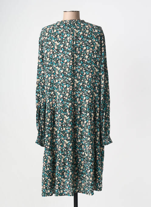 Rochie midi croială fluidă mâneci lungi negru OUI femme