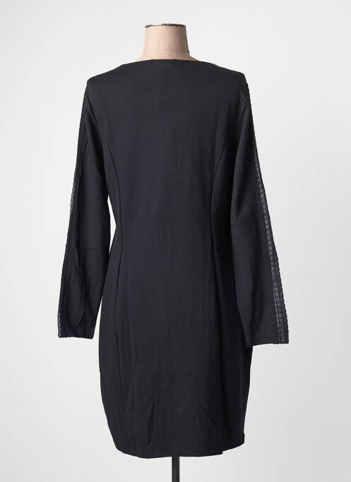 Rochie midi mâneci lungi mâneci lungi negru MALOKA femme