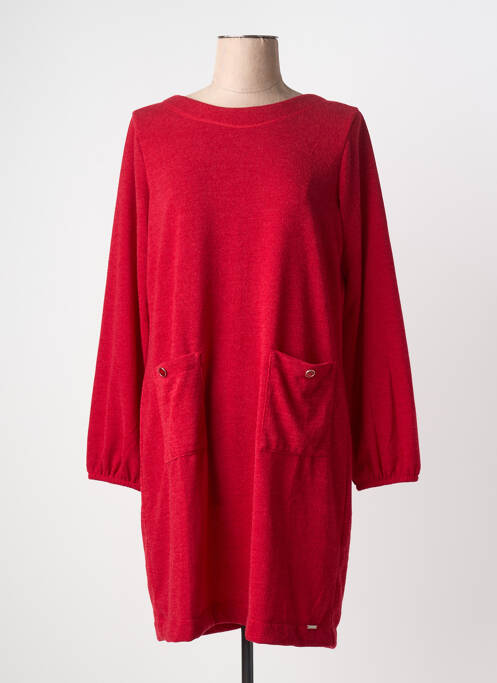 Rochie scurtă mâneci lungi mâneci lungi roșu MALOKA femme
