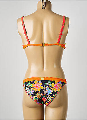 Costum de baie din două piese elasticitate top sutien modelat portocaliu BANANA MOON femeie