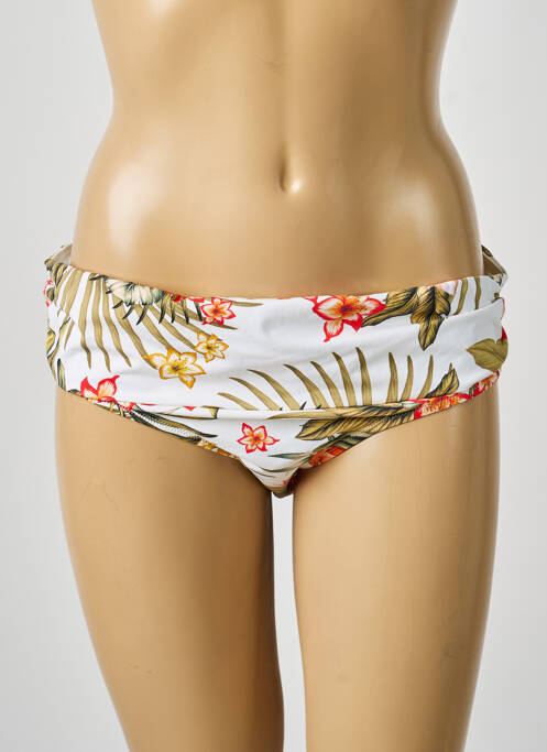 Chiloți de baie imprimeu fantezie chiloți alb BANANA MOON femme