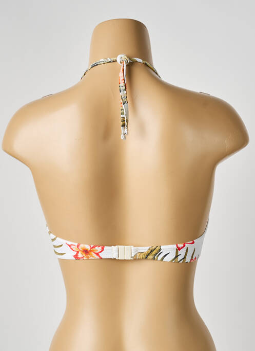 Sutien de costum de baie elasticitate top bentiță alb BANANA MOON femme