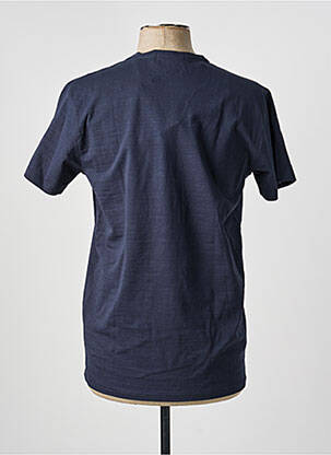Tricou croială cambrată mâneci scurte albastru SUN VALLEY bărbat
