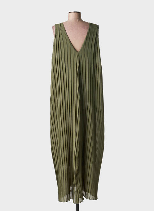 Rochie lungă fără mâneci fără mâneci verde PINK P femme