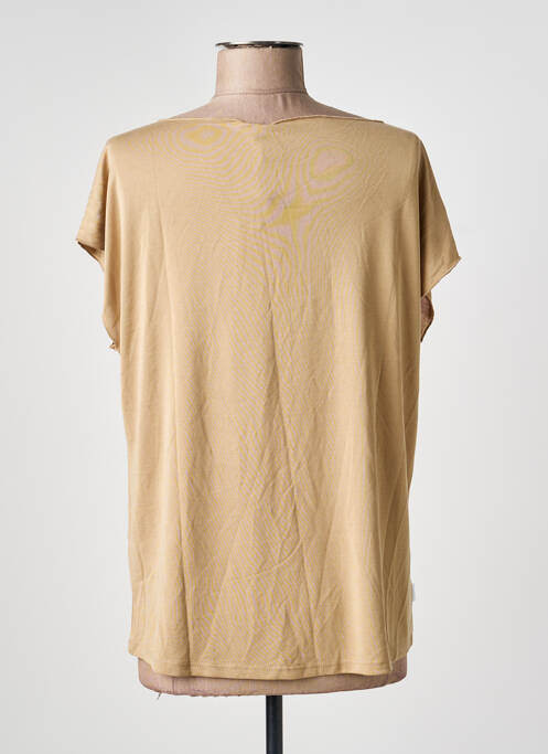 Top mâneci scurte mâneci scurte maro SUN VALLEY femme