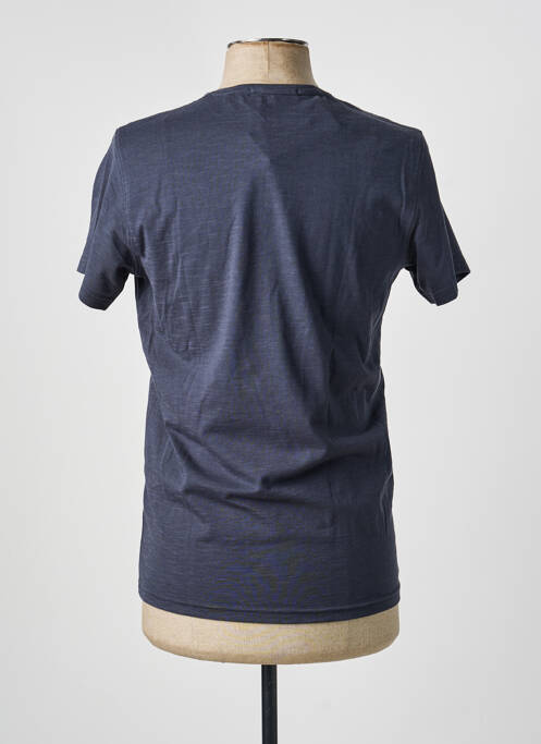 Tricou croială cambrată mâneci scurte albastru SUN VALLEY homme