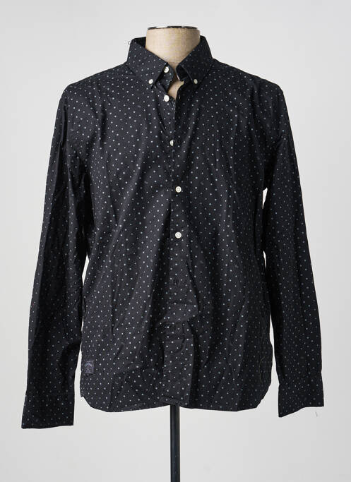 Cămașă cu mâneci lungi imprimeu fantezie negru OXBOW homme