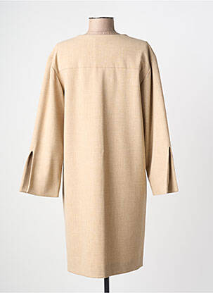 Rochie midi mâneci lungi mâneci lungi bej BY MALENE BIRGER femeie