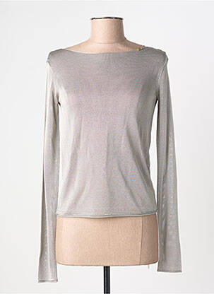 Tricou mâneci lungi mâneci lungi gri ELISABETTA FRANCHI femeie