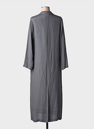Rochie lungă mâneci lungi mâneci lungi gri MOMONI femeie