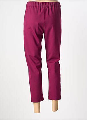 Pantalon 7/8 elasticitate mărime normală violet SEMICOUTURE femeie