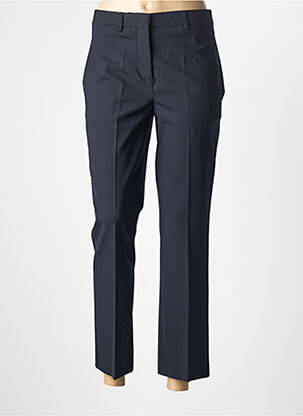 Pantalon 7/8 elasticitate mărime normală albastru SEMICOUTURE femeie