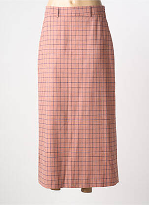 Fustă lungă croială dreaptă roz NIU femme