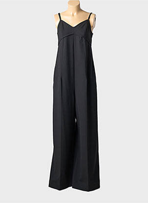 Salopetă-pantalon bretele subțiri bretele subțiri negru ALYSI femeie