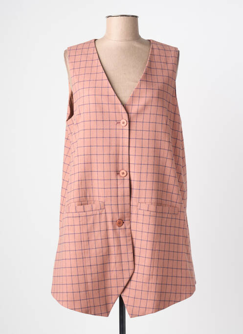 Jachete casual croială dreaptă portocaliu NIU femme