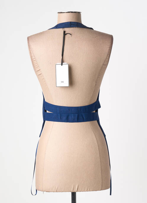 Top croială cambrată fără mâneci albastru ELISABETTA FRANCHI femme