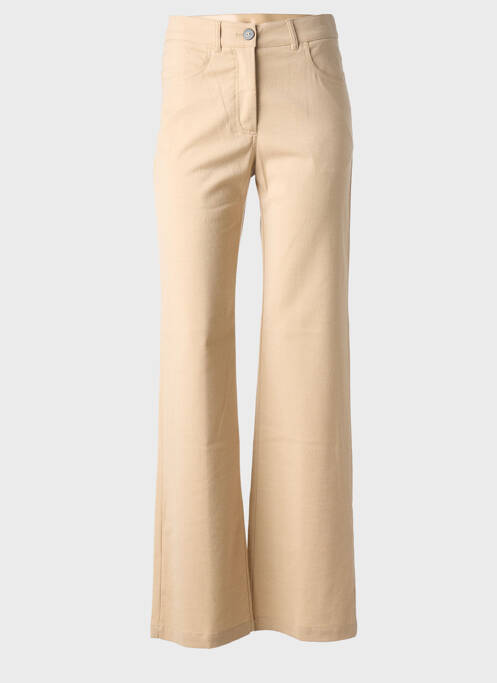 Pantalon drept elasticitate mărime normală bej MOMONI femme