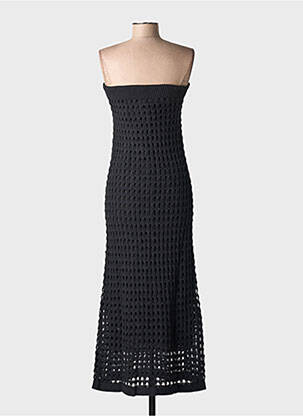 Rochie lungă fără mâneci fără mâneci negru CARACTERE femeie