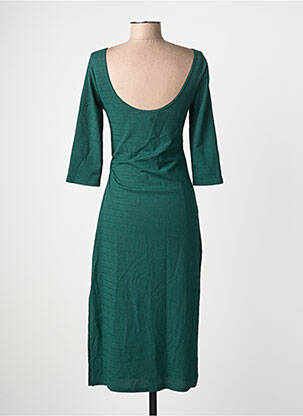 Rochie midi mâneci lungi mâneci lungi verde OPULLENCE femeie